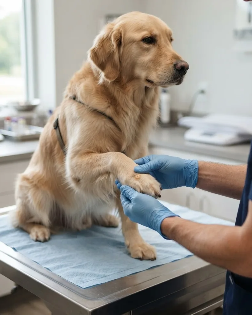 Detail view of what the Vet Will Actually Do at the Clinic
