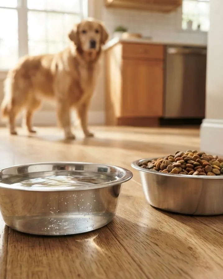 Close-up illustrating what Counts as Normal Water Intake for a Dog